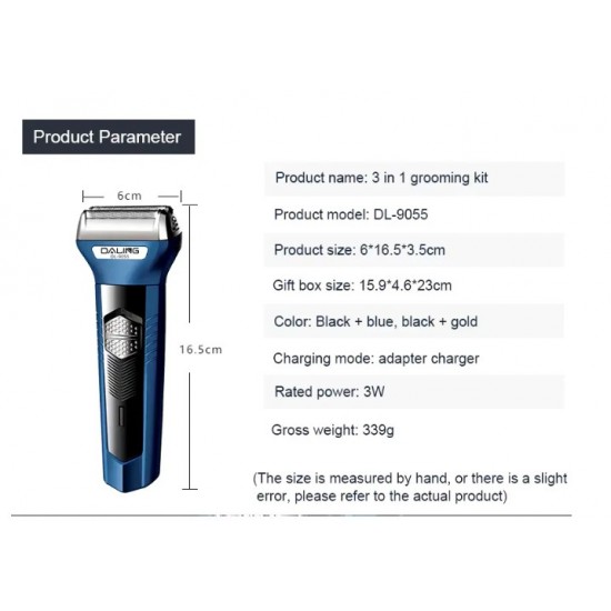 DALING DL-9055 3 в 1 комплект с 3 различни накрайника