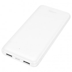 HOCO J153 Външна батерия 10,000mAh 2XUSB 1XUSB-C - Бял