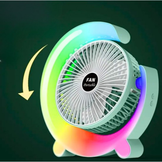 Презареждащ се вентилатор A3 3-степенен+ RGB LED