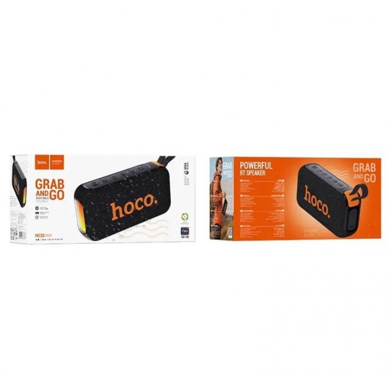 HOCO HC32 GaG Безжична Тонколона+LED 'GRAB and GO' - Черен