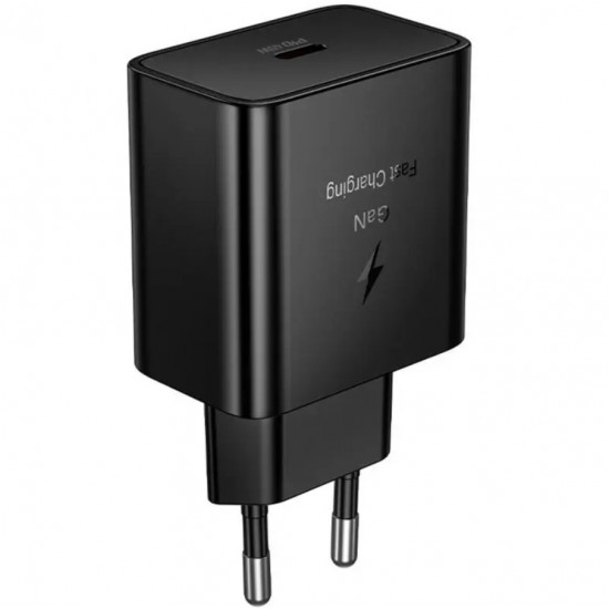 HOCO Адаптер N77 GaN PD45W. - Черен