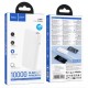 HOCO J158A Външна батерия 10,000mAh 2XUSB 1XUSB-C - Бял