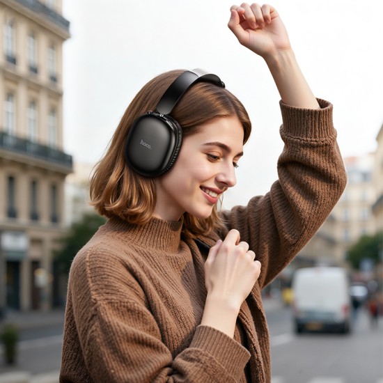 HOCO W73 Безжични слушалки Over Ear Headphones 45 Часа - Черен