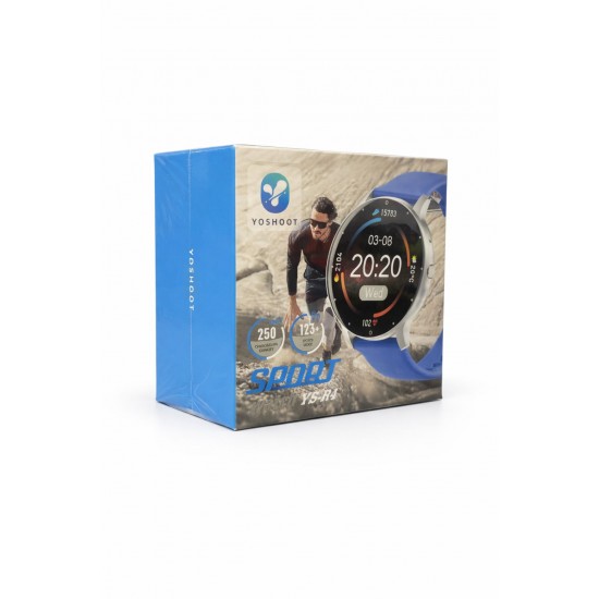 Yoshoot YS-R4 Смарт часовник 1.26" BT V5.2 IP68 водустойчив - Черен