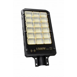 SLP-12 LED слънчева светлина Външна с дистанционно управление и сензор за движение PIR 1500W