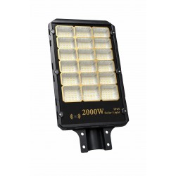 SLP-13 LED слънчева светлина Външна с дистанционно управление и сензор за движение PIR 2000W