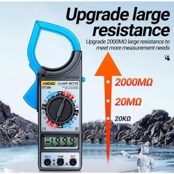 ANENG Клем метър, цифров мултицет DT-266, ампер клещи, ~1000A ~1000V
