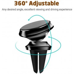 Магнитна Стойка за въздуховод парно за кола CTCF008 - Черен