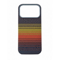 Premium Carbon Case PKA TP-106 за iPhone 17 Pro Max - Оранжев