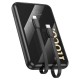 HOCO Q37 Graceful Магнитна външна батерия 10,000mAh PD22.5W с Type-C / Lighning вградени кабели