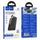 HOCO Q37 Graceful Магнитна външна батерия 10,000mAh PD22.5W с Type-C / Lighning вградени кабели