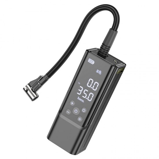 HOCO ZP7 Мощен Смарт Компресор за гуми 22 цилиндъра 5000mAh