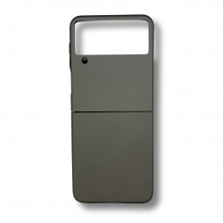 PVC Цветен кейс за Samsung Z FLIP 5 от 2 части - Черен