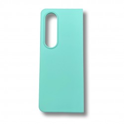 PVC Цветен кейс за Samsung Z FOLD 4 от 2 части - Светло Син