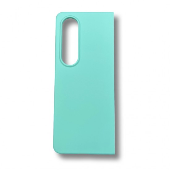 PVC Цветен кейс за Samsung Z FOLD 4 от 2 части - Светло Син