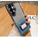 Луксозен лъскав кейс с брукат TP-24 за Samsung A24 - Син