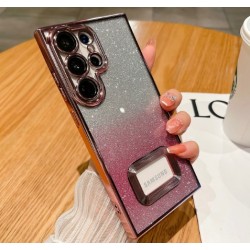 Луксозен лъскав кейс с брукат TP-24 за Redmi Note 13 5G - Розов