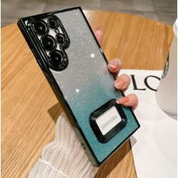 Луксозен лъскав кейс с брукат TP-24 за Redmi Note 13 5G - Зелен