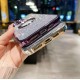 Луксозен лъскав кейс с брукат TP-24 за iPhone 7G/8G/SE2/SE3 - Розов