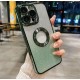 Луксозен лъскав кейс с брукат TP-24 за iPhone 16 Pro Max - Зелен