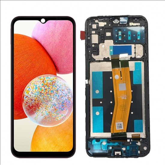 LCD Дисплей с тъчскрийн за Samsung A14 4G / A145P / 145R +Рамка 