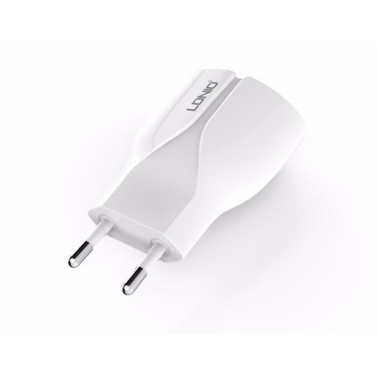 220V Зарядно LDNIO A2271  2.1A 2 USB PORT Lightning