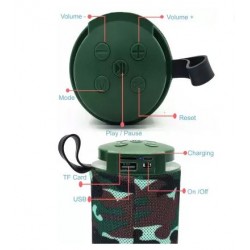 GT-112 Безжичен високоговорител+LED " - Камуфлаж
