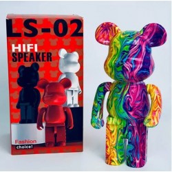 LS-02B Mini Violent bear Bluetooth високоговорител с цветно графити