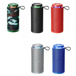 Безжична тонколона +LED осветление GT-112  - Сив