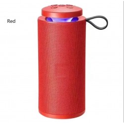 Безжична тонколона +LED осветление GT-112  - Червен