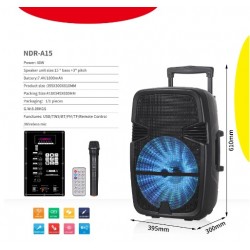 NDR-A15 15" безжична колона 40W. говорител субуфер