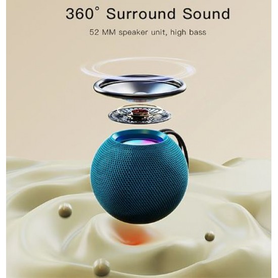 Преносима тонколона KISONLI G3 RGB осветление - Син