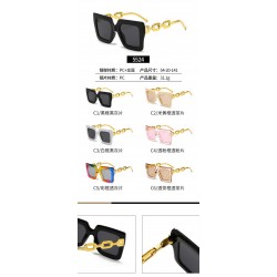  Слънчеви очила UV400 Женски PC Прозрачна Розова рамка 5524-C4 - Розов