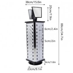 Щанд за очила 36бр. YM7002 въртящ се 2 огледала