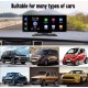 C200 10-инчов  Apple Carplay/Android Auto +Видеорегистратор Безжична автомобилна стерео GPS навигация автомобилен екран , Bluetooth, Siri/Google Assistant