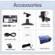 C200 10-инчов  Apple Carplay/Android Auto +Видеорегистратор Безжична автомобилна стерео GPS навигация автомобилен екран , Bluetooth, Siri/Google Assistant