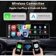 C200 10-инчов  Apple Carplay/Android Auto +Видеорегистратор Безжична автомобилна стерео GPS навигация автомобилен екран , Bluetooth, Siri/Google Assistant