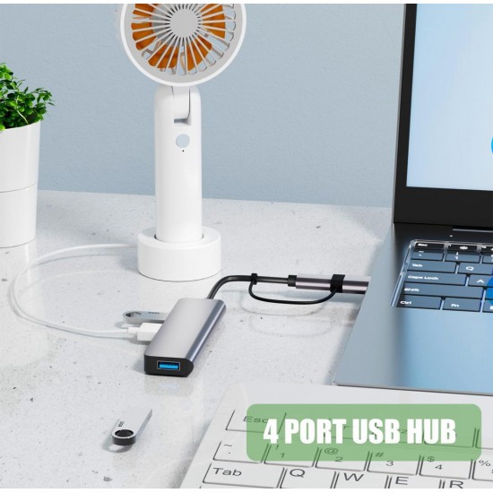 HUB S-1777 4в1 Type-C+USB КЪМ 4XUSB 3.0 5GBPS