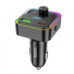 HOCO E81 FM 30W. модулатор трансмитер (1 USB + 1USB-C, microSD, Bluetooth)