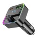 HOCO E81 FM 30W. модулатор трансмитер (1 USB + 1USB-C, microSD, Bluetooth)