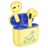 HOCO EW112 5.4v Детски Безжични Блутут слушалки - Жълто