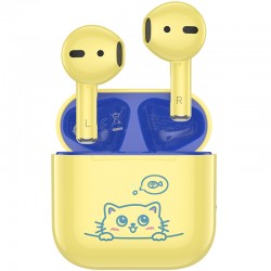 HOCO EW112 5.4v Детски Безжични Блутут слушалки - Жълто