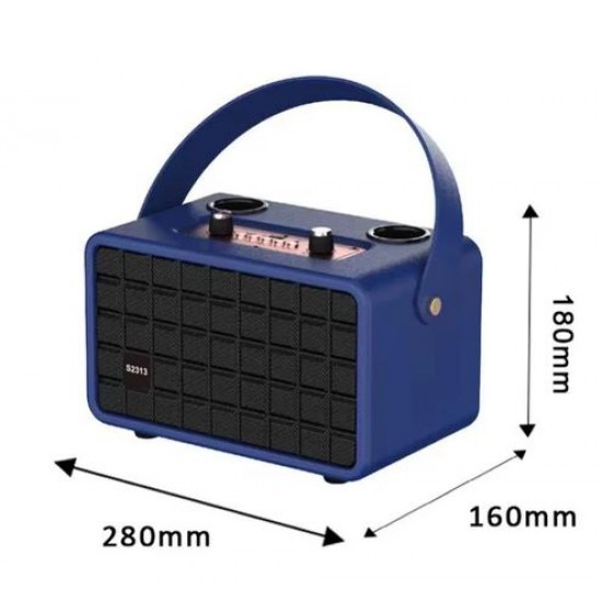 M2313 Безжична караоке тонколона Authentics S2313 с 2 микрофона – 2x15W, Bluetooth