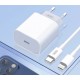 XO-L77 20W PD зарядно с кабел USB-C - Lightning PD-20W 