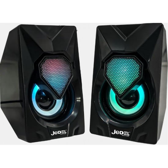 JEDEL S-502 тонколони за компютър светещи RGB Gaming