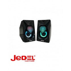 JEDEL S-502 тонколони за компютър светещи RGB Gaming
