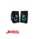 JEDEL S-502 тонколони за компютър светещи RGB Gaming