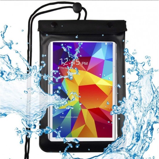 Водоустойчив калъф за таблет голям 27x19cm W-22 - Черен