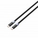 LDNIO Кабел LC242C 65W Автоматичен подсилен плетен Type-C към Type-C 2M