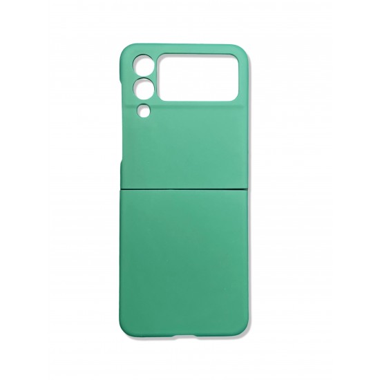 PVC Цветен кейс за Samsung Z FLIP 4 от 2 части - Светло Зелен